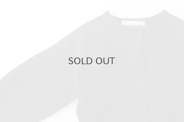 画像7: AMOSSAミラノリブ BIGパフスリーブカーディガン (BK:20)