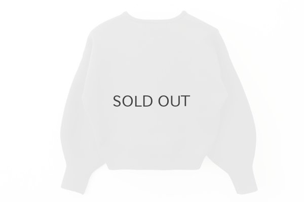 画像2: AMOSSAミラノリブ BIGパフスリーブカーディガン (BK:20)