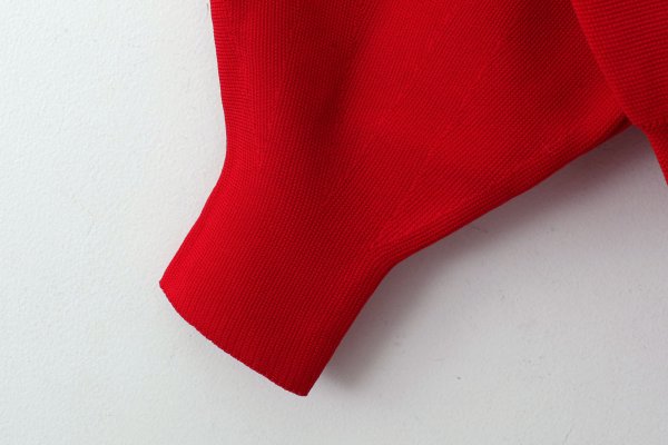 画像4: AMOSSAミラノリブ BIGパフスリーブカーディガン (RD:15)