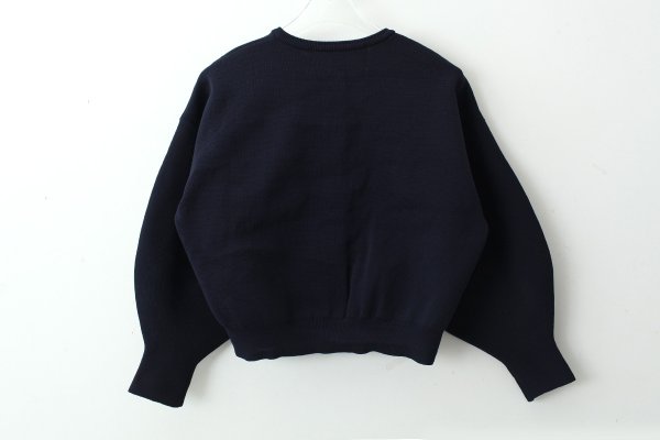 画像3: 別注!! AMOSSAミラノリブ BIGパフスリーブカーディガン (NV:17)