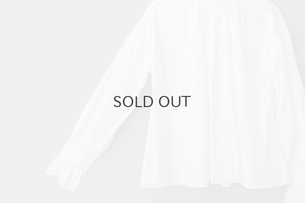 画像5: 別注!! 100/2 ブロードレースブラウス (WH)