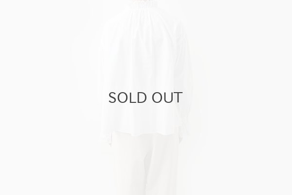 画像15: 別注!! 100/2 ブロードレースブラウス (WH)