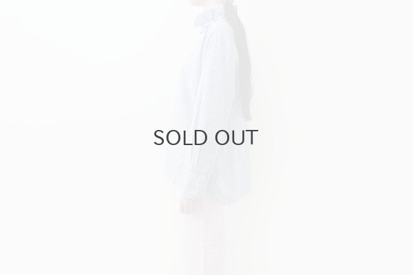 画像14: ワッシャータイプライター フリルカラーシャツ (WH)