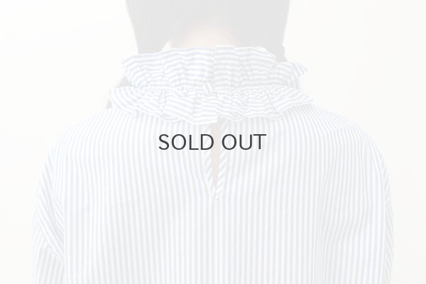 画像17: ワッシャータイプライター フリルカラーシャツ (WH)