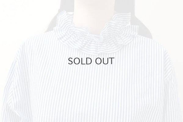 画像16: ワッシャータイプライター フリルカラーシャツ (WH)