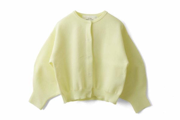 画像1: 別注!! AMOSSAミラノリブ BIGパフスリーブカーディガン (LYW:23)