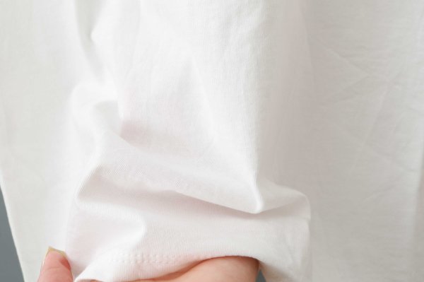 画像6: 30/-天竺 レース襟ノースリインナー(WH)