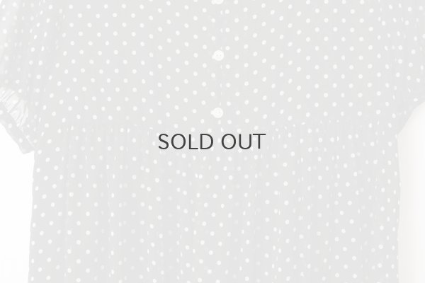 画像12: ドット刺繍 ワンピース (BK)