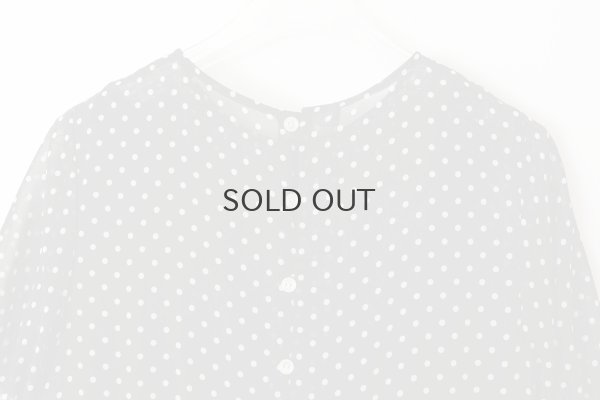 画像11: ドット刺繍 ワンピース (BK)