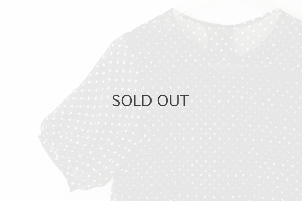 画像4: ドット刺繍 ワンピース (BK)