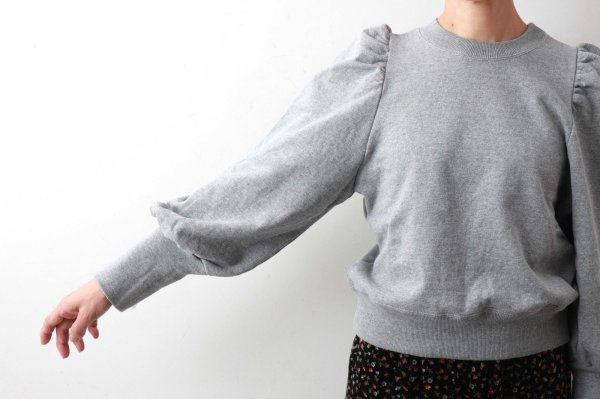 画像11: アメリカンドライ裏毛 ボリューム袖プルオーバー (GY)
