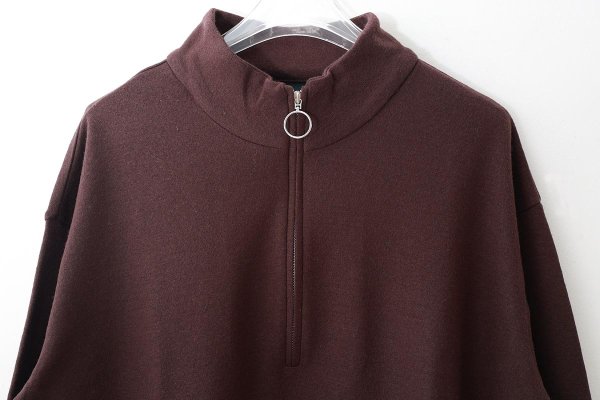 画像3: SALE40%OFF!! HALF zip pullover (BR)