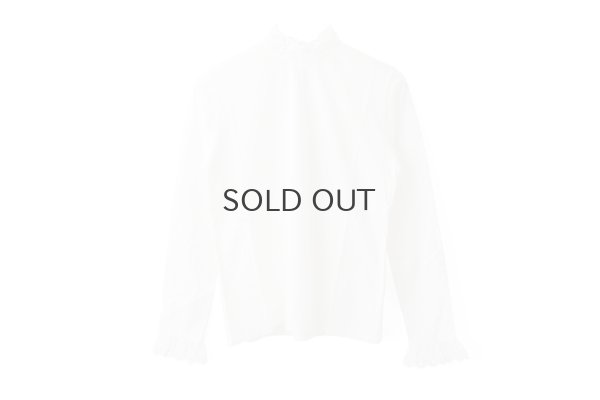 画像1: 30/-天竺 コットンレースインナー (WH)