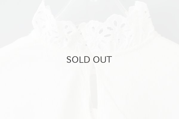 画像9: 30/-天竺 コットンレースインナー (WH)