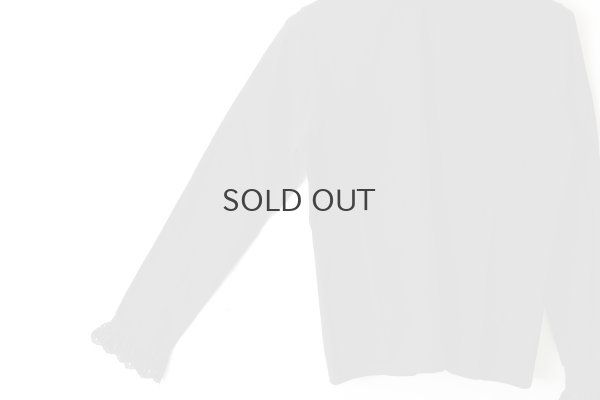 画像4: 30/-天竺 コットンレースインナー (BK)