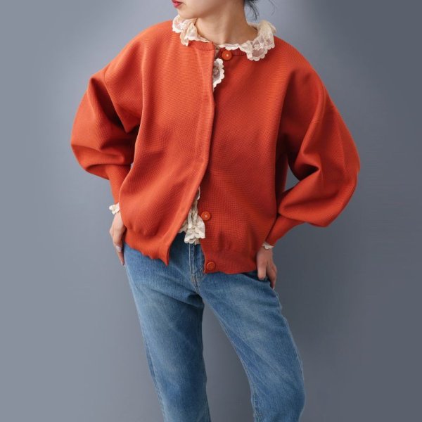 画像10: 別注!! AMOSSAミラノリブ BIGカーディガン (BR:04)