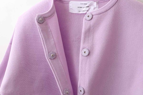 画像4: 別注!! AMOSSAミラノリブ BIGパフスリーブカーディガン (LV:07)