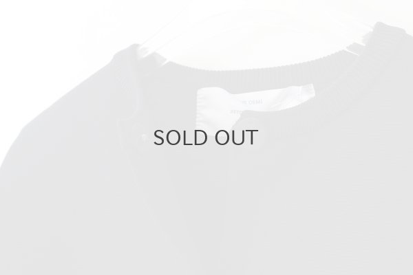 画像2: 別注!! AMOSSAミラノリブ BIGカーディガン (NV:19)