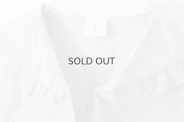 画像4: tulle lace sailor ブラウス (BGY)