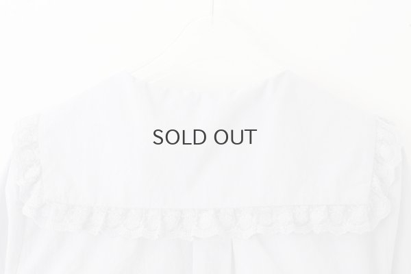 画像11: tulle lace sailor ブラウス (BGY)