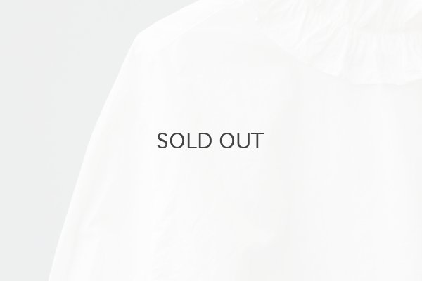 画像5: ワッシャータイプライター フリルカラーシャツ (WH)