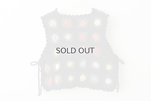 画像2: knit gardener vest (BK)