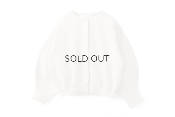 画像1: 別注!! AMOSSAミラノリブ BIGパフスリーブカーディガン (BG:03)