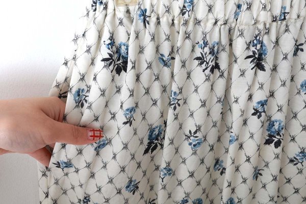 画像5: Grandma sofa frill pants (BL)