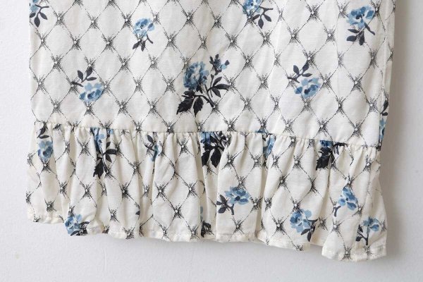 画像7: Grandma sofa frill pants (BL)