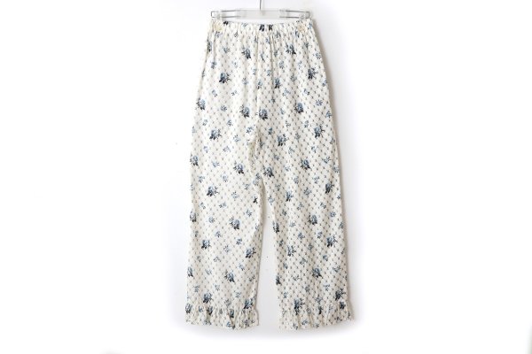 画像2: Grandma sofa frill pants (BL)
