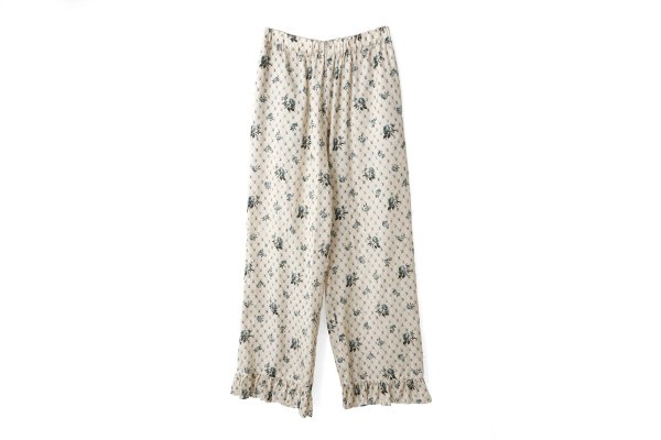 画像1: Grandma sofa frill pants (GR)