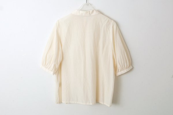 画像2: Cotton cupra washer Daisy blouse (OWH)