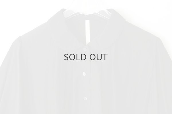 画像3: Cotton cupra washer Daisy blouse (BK)