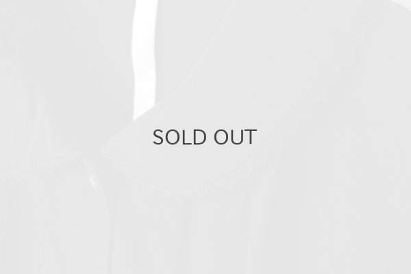 画像4: Cotton cupra washer Daisy blouse (BK)