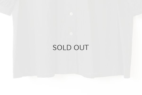 画像6: Cotton cupra washer Daisy blouse (BK)