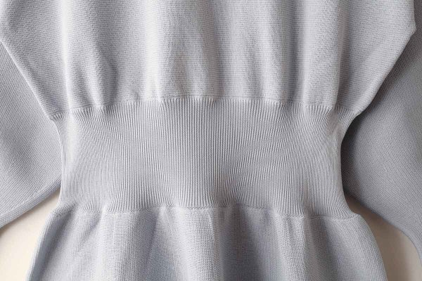 画像5: 別注!! AMOSSAミラノリブ フレアワンピース（LGY:90）