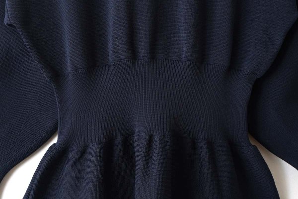 画像5: 別注!! AMOSSAミラノリブ フレアワンピース（NV:17）