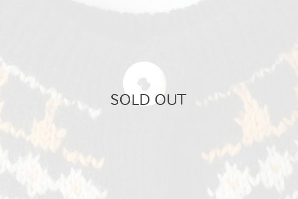 画像4: ネパールハンドニット 求心さくらんぼ刺繍カーディガン (BK)