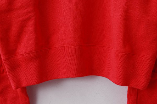 画像4: アメリカンドライ裏毛 ボリューム袖プルオーバー (RD)