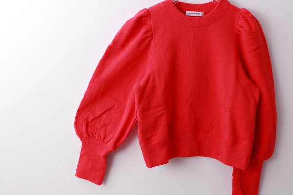 画像5: アメリカンドライ裏毛 ボリューム袖プルオーバー (RD)