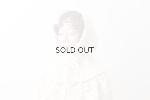 画像10: 1/3Wool 透かし編み フード (IV)