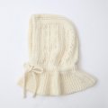 1/3Wool 透かし編み フード (IV)