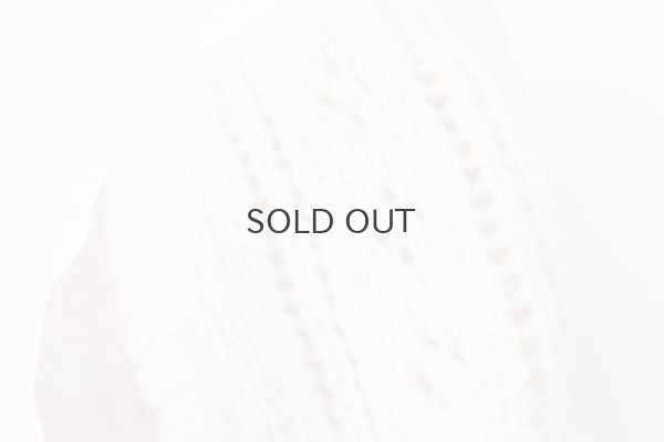 画像7: 1/3Wool 透かし編み フード (IV)