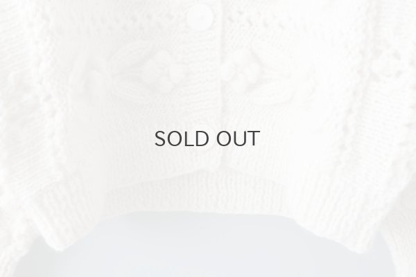 画像6: ネパールギルボックス もよう編みショートカーディガン (IV)