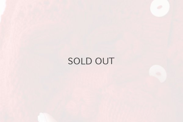 画像8: ネパールギルボックス もよう編みショートカーディガン (RD)