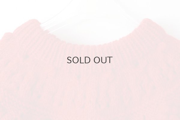 画像3: ネパールギルボックス 求心もよう編みプルオーバー (RD)