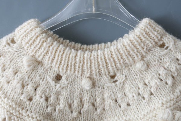 画像4: ネパールギルボックス 求心もよう編みプルオーバー (IV)