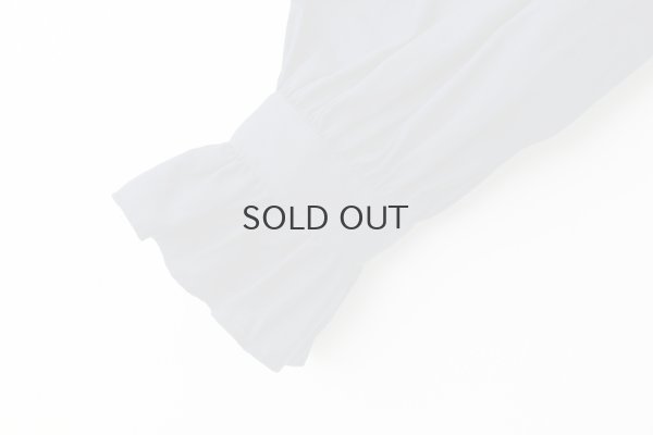 画像8: 50コーマブロード スクエア襟ギャザーブラウス (NV)