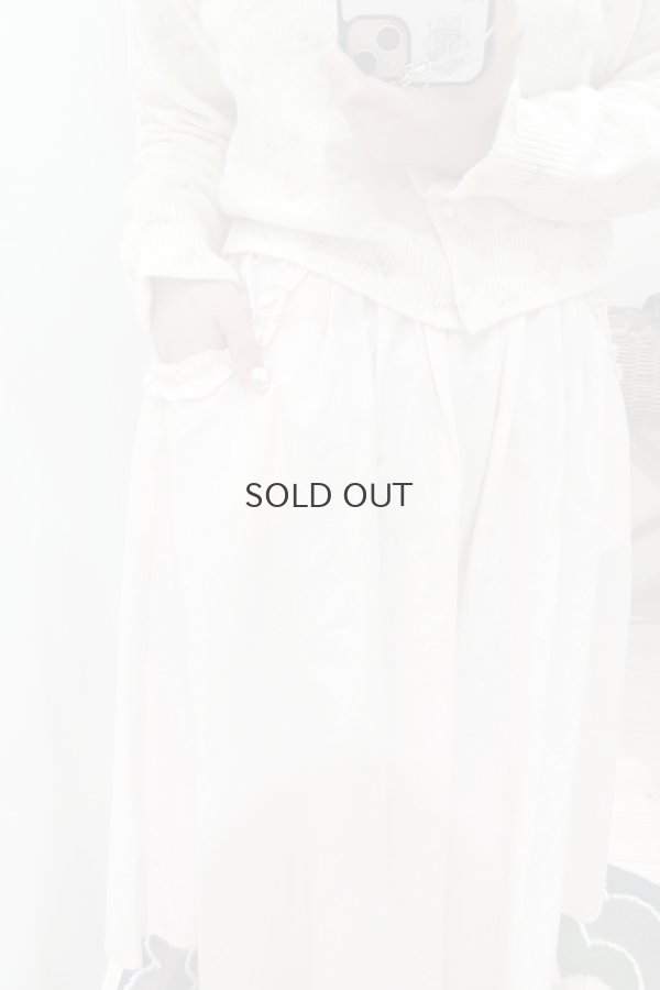 画像9: コットン / キュプラ 高密度ブロード puri puri ポケットスカート (PK)