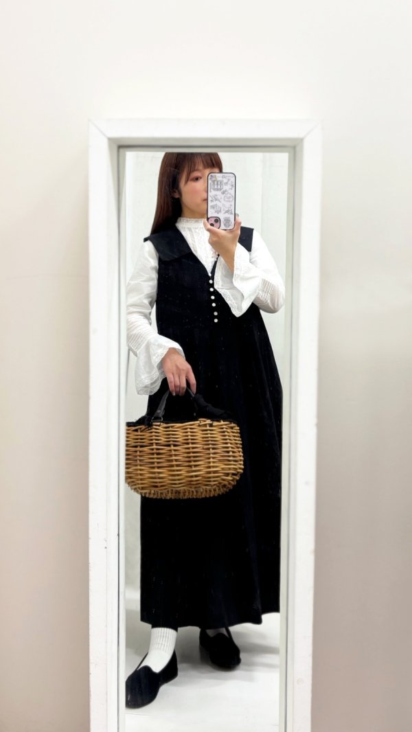 画像9: 80ボイルレース ピンタックスタンドカラーブラウス